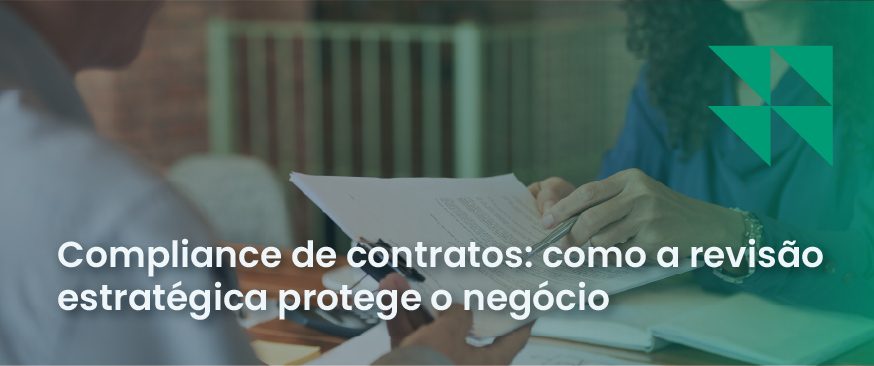 banner com uma imagem de fundo e o título compliance de contratos um aliado estratégico